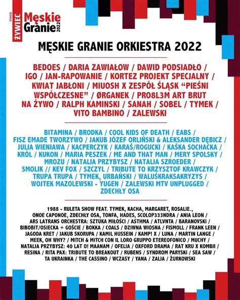 Męskie Granie 2022 Żywiec 